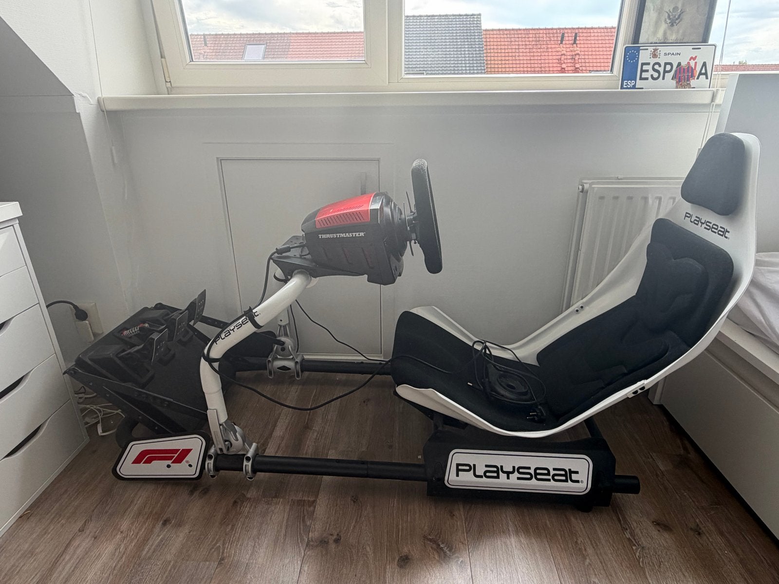 Playseat F1 Edition met Thrustmaster TS-XW Sparco, Ophalen, Overige merken, Zo goed als nieuw