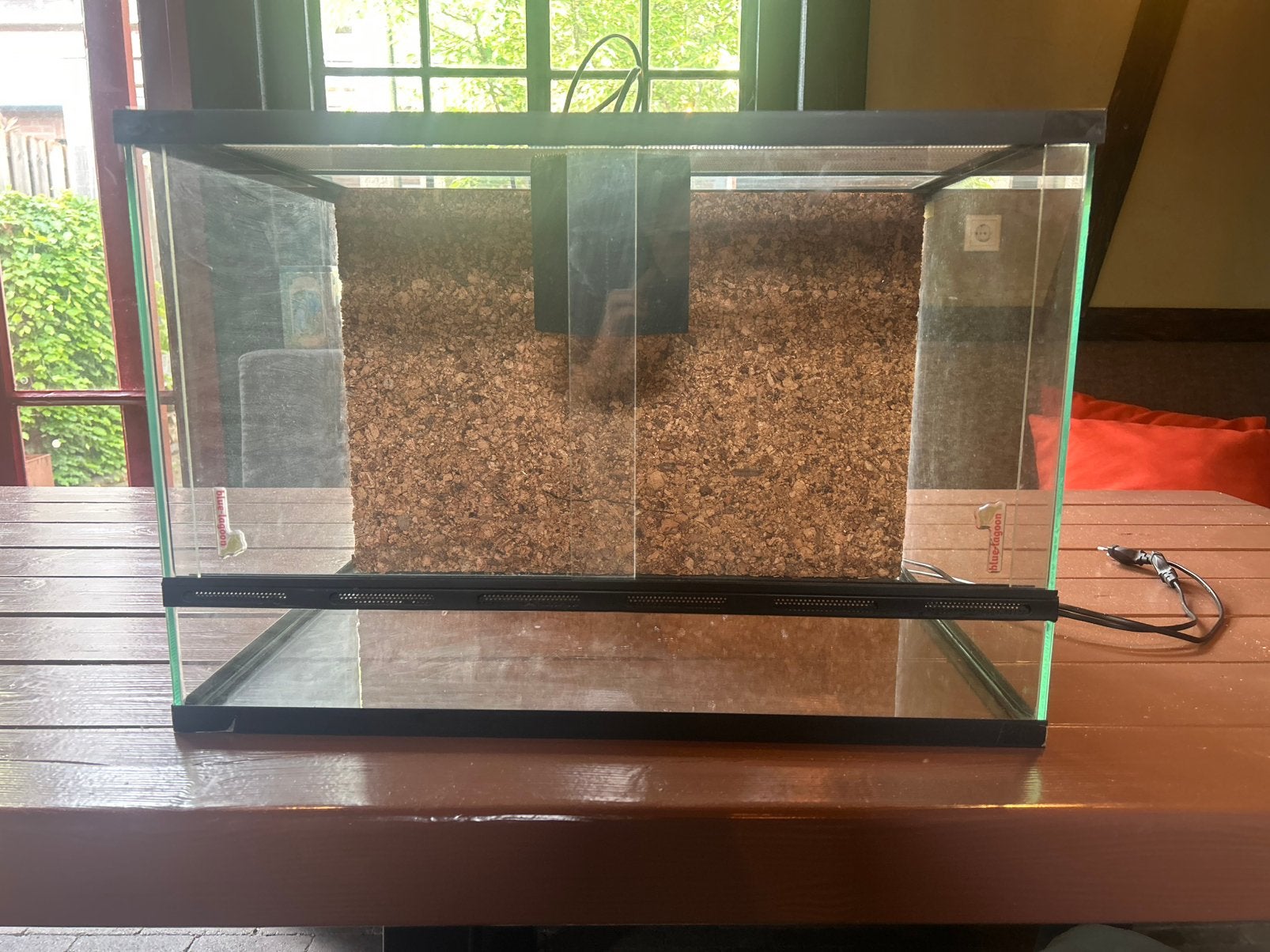 Terrarium Blue-lagoon 60x40x40, Dieren en Toebehoren, Ophalen, Gebruikt, Terrarium of Paludarium