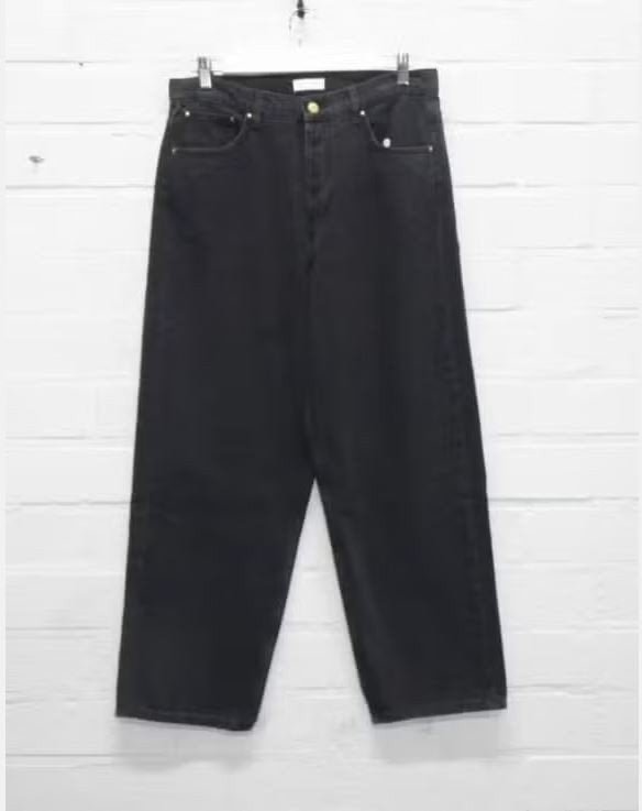 Viveh - Prachtige zwarte barrel Jeans maat 38 & 40 - Nieuw, Viveh, Zwart, Nieuw, Ophalen of Verzenden