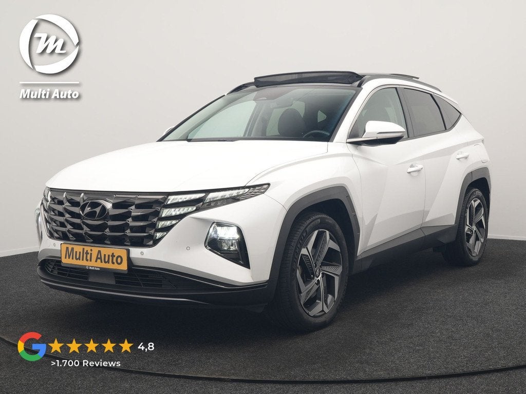 Hyundai Tucson 1.6 T-GDI Comfort Smart 4WD PHEV 265pk | Pano, Auto's, Hyundai, Automaat, Automatische klimaatregeling, Stof, Gebruikt