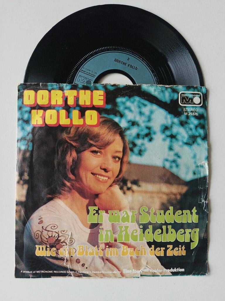 Vinylsingles dorthe kollo gezocht, Cd's en Dvd's, Vinyl Singles, Ophalen of Verzenden, Zo goed als nieuw, Nederlandstalig