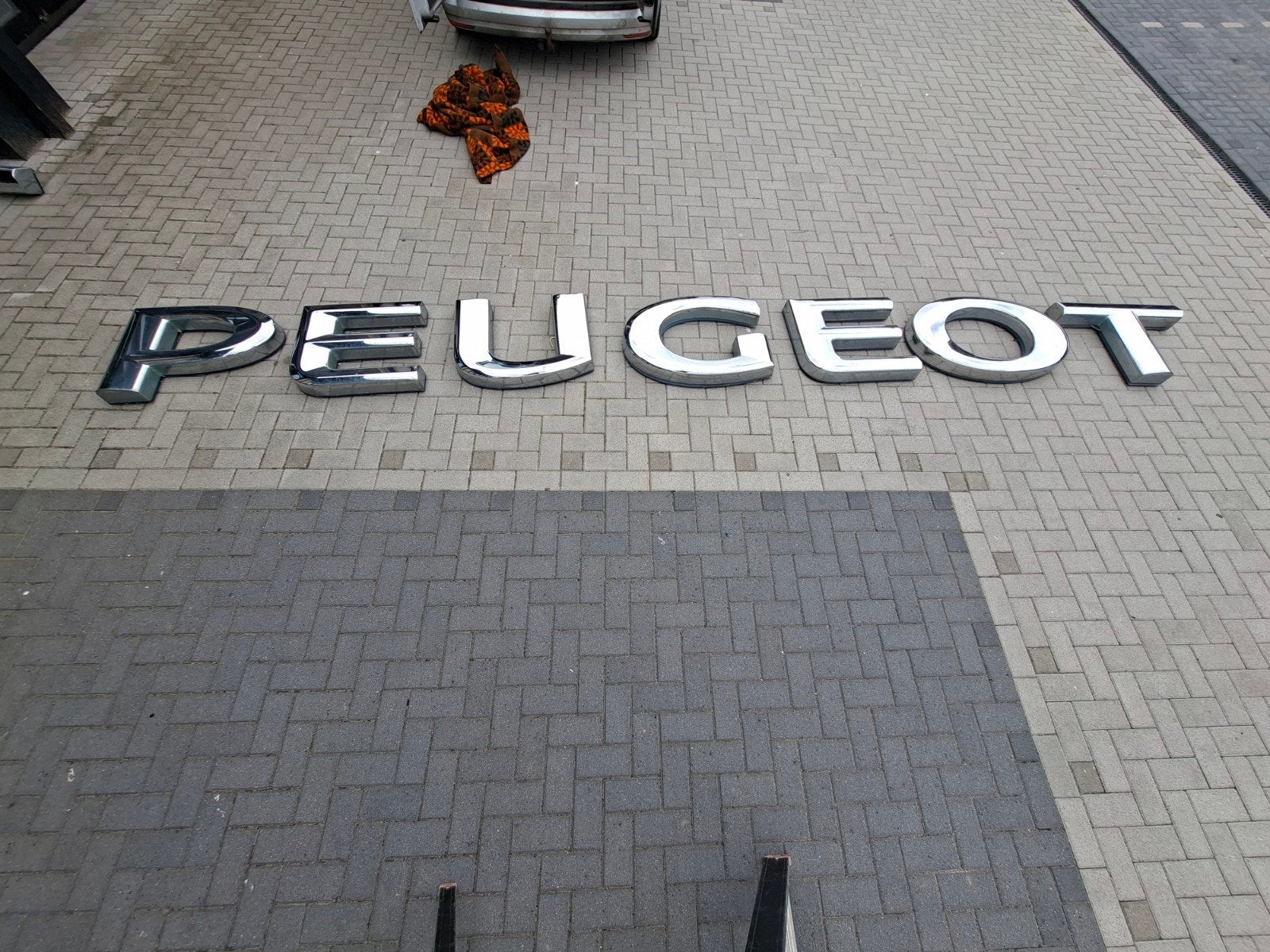 Origineel  dealer logo van  Peugeot, Ophalen of Verzenden