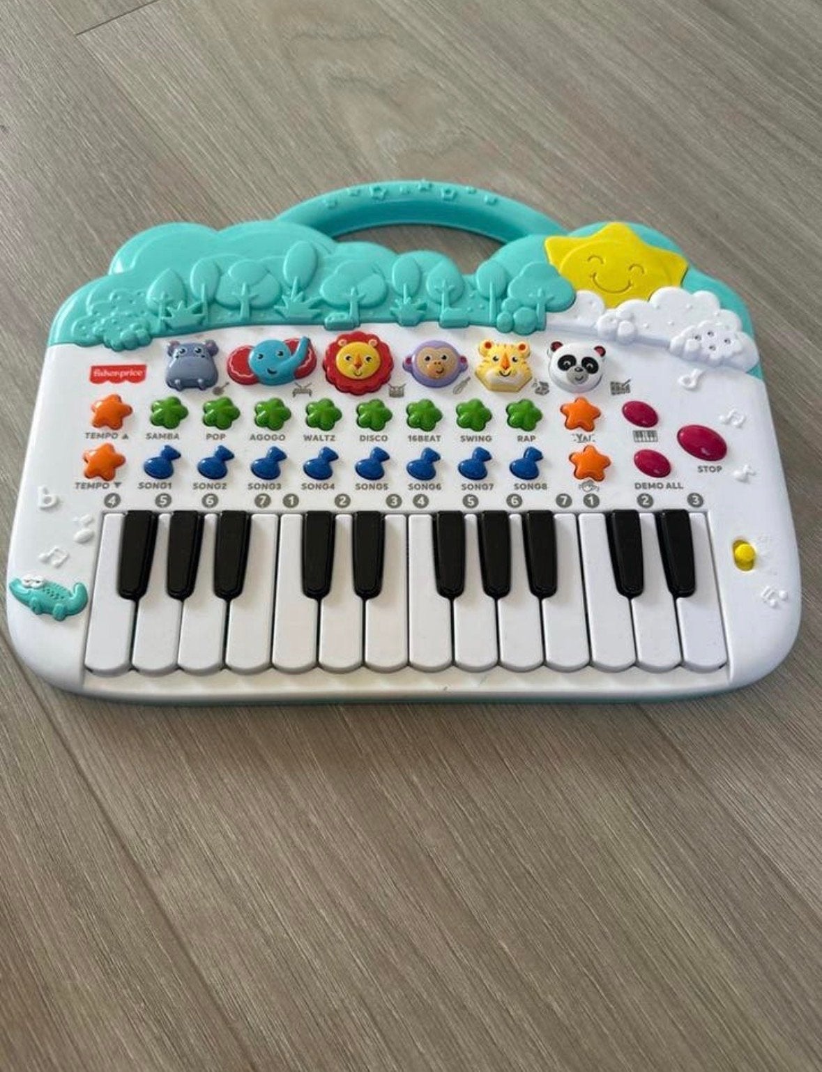 Fisher-Price Muzikaal Piano Speelgoed met Dieren Geluiden, Kinderen en Baby's, Ophalen of Verzenden, Gebruikt, Jongen of Meisje