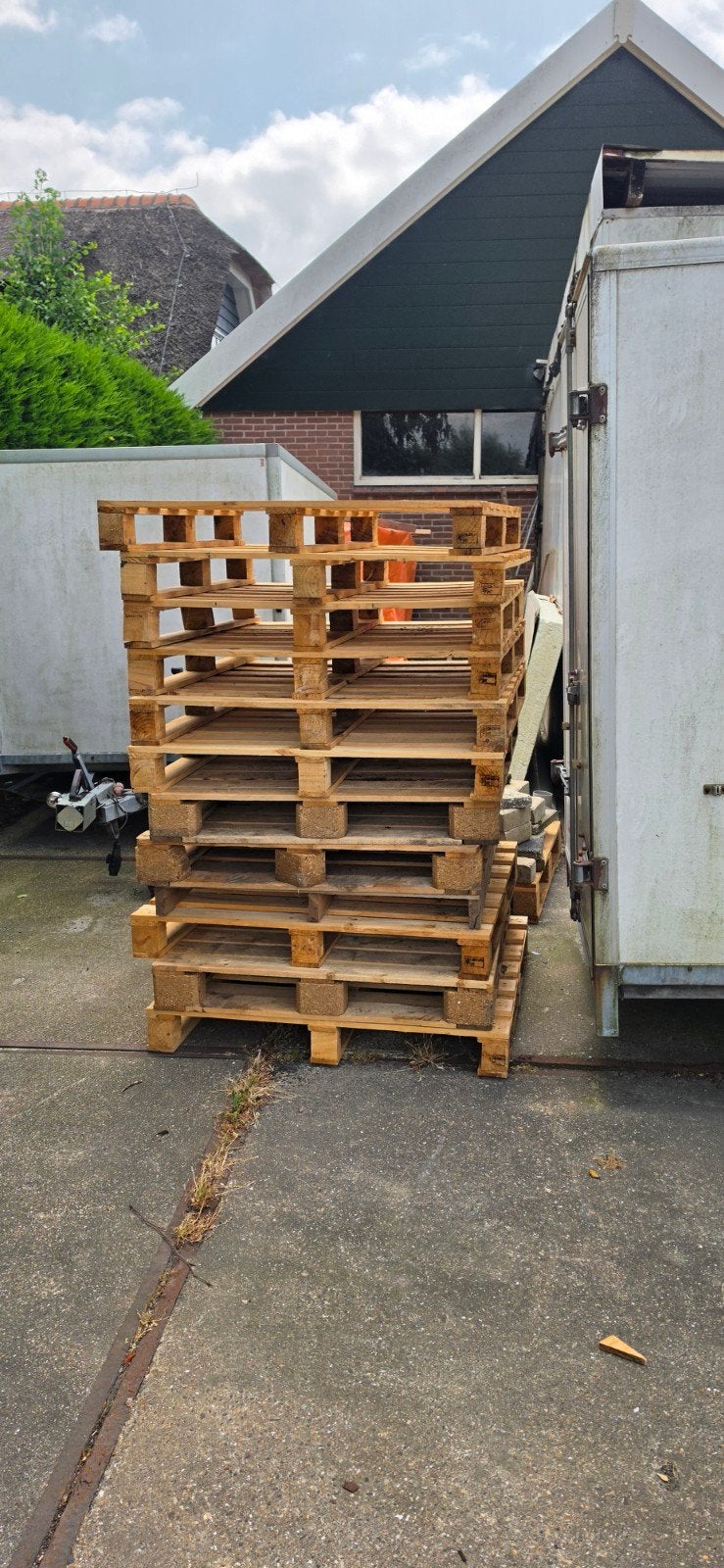 Pallets, Ophalen of Verzenden, Overige houtsoorten, Minder dan 200 cm, Pallet