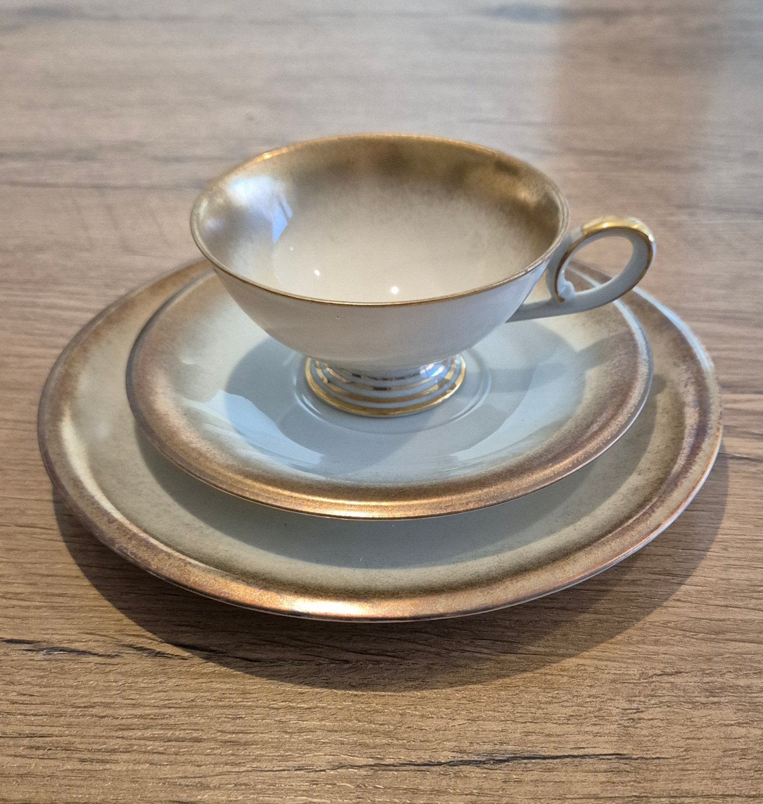Vintage Schirnding Bavaria trio-set uit de jaren 70, Antiek en Kunst, Antiek | Servies los, Ophalen