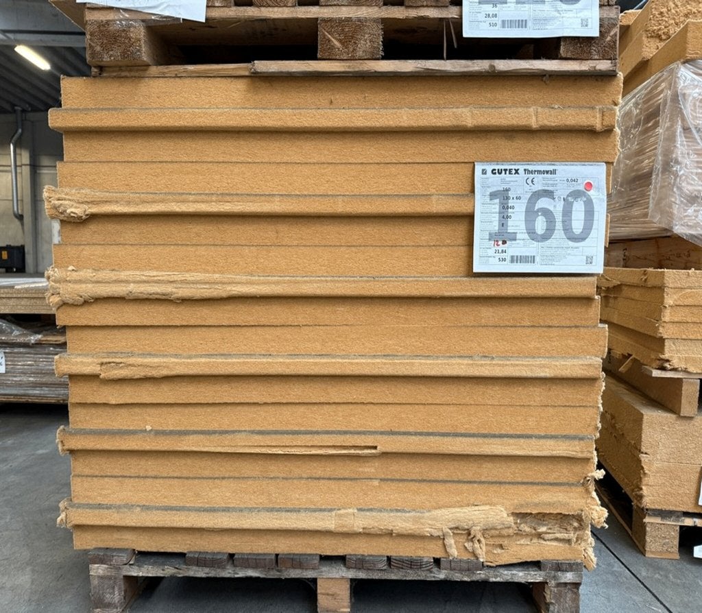 Houtvezel Isolatie , GUTEX , Thermowall , biobased, Ophalen, Overige materialen, Gebruikt, 12 cm of meer
