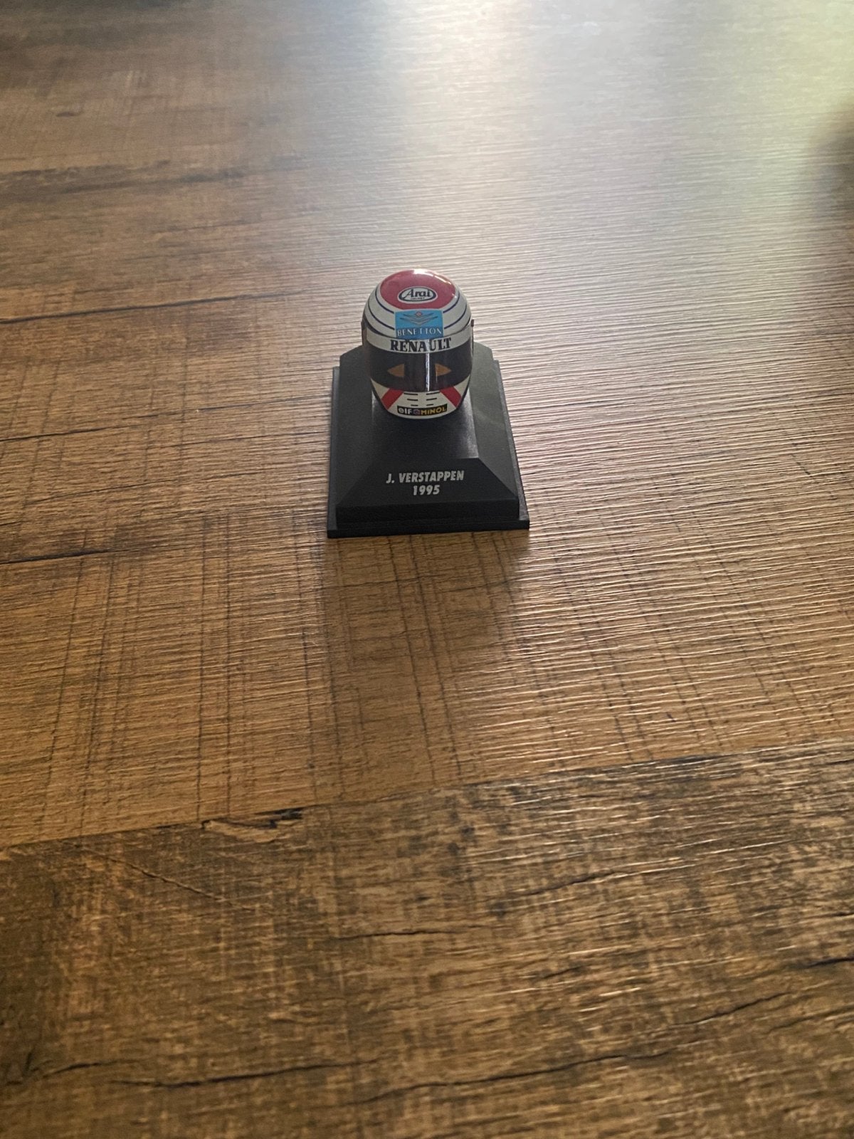 Jos Verstappen 1995 1:8 helm, Overige merken, Auto, Groter dan 1:32, Ophalen of Verzenden