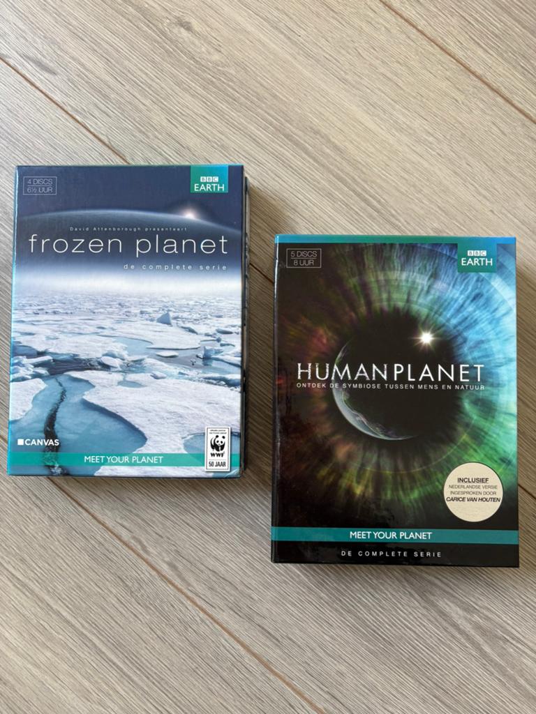 Frozen Planet, Human Planet & Life DVD Boxsets - BBC Earth, Alle leeftijden, Boxset, Natuur, Ophalen of Verzenden