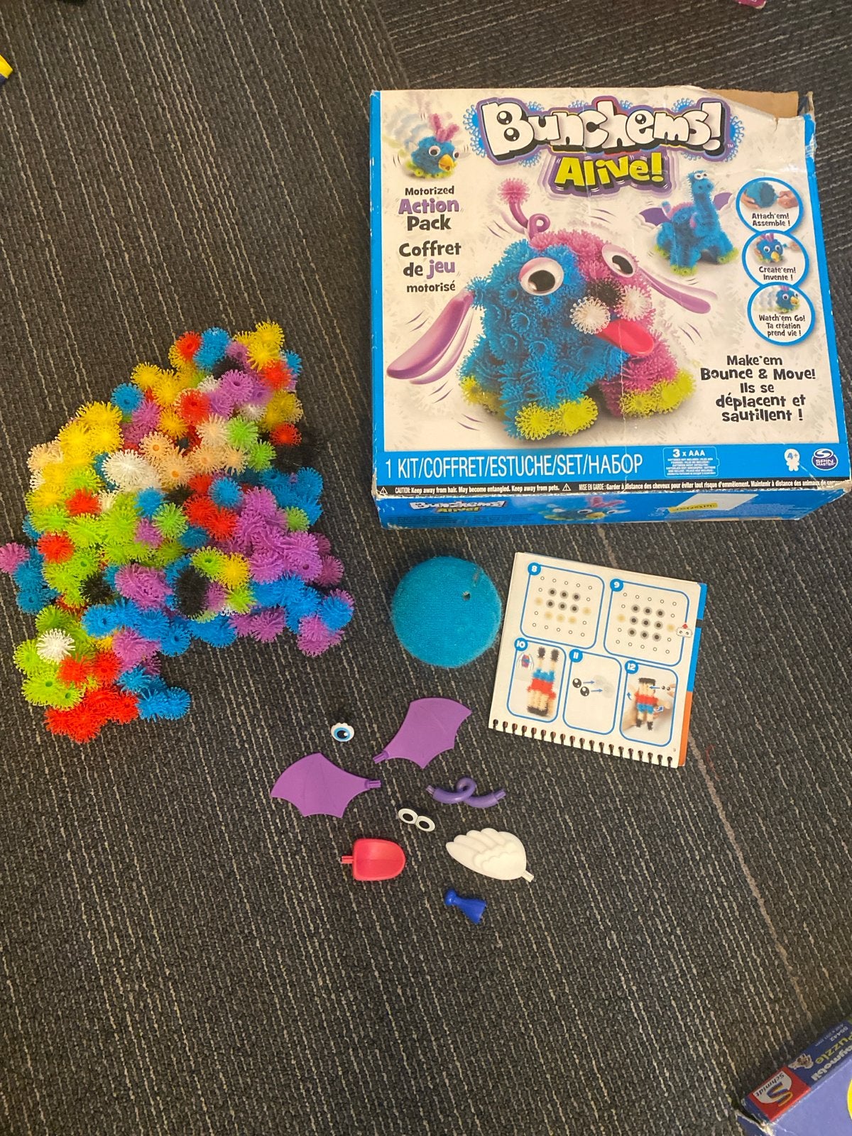 Bunchems Alive! Gemotoriseerde Actie Speelset, Ophalen, Gebruikt, Jongen of Meisje