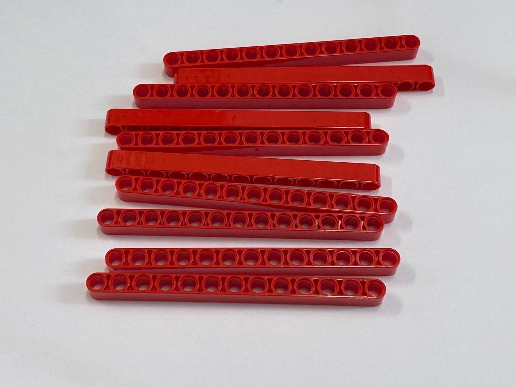 Partij 10x nieuwe dikke Lego 1x13 liftarms, diverse kleuren, Overige thema's, Lego, Nieuw, Ophalen of Verzenden