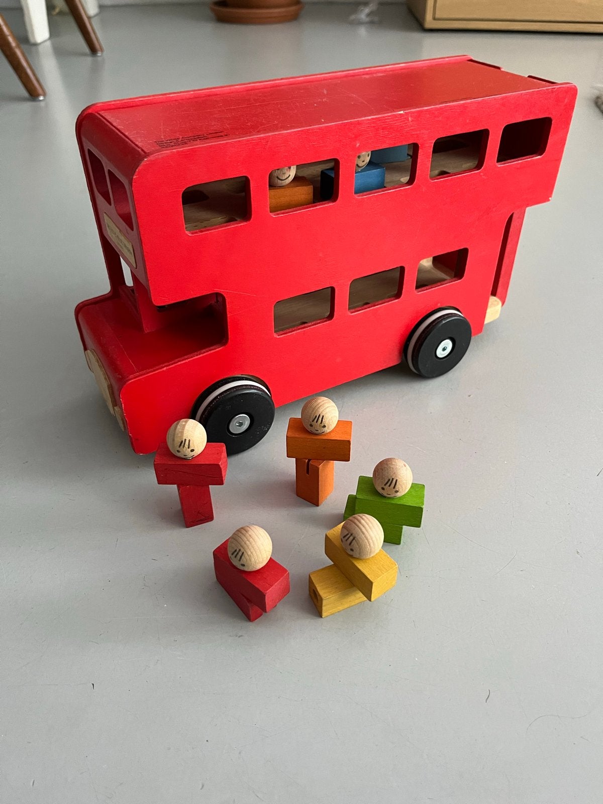 The White Company houten dubbeldekker bus met poppetjes, Ophalen, Gebruikt, Overige typen