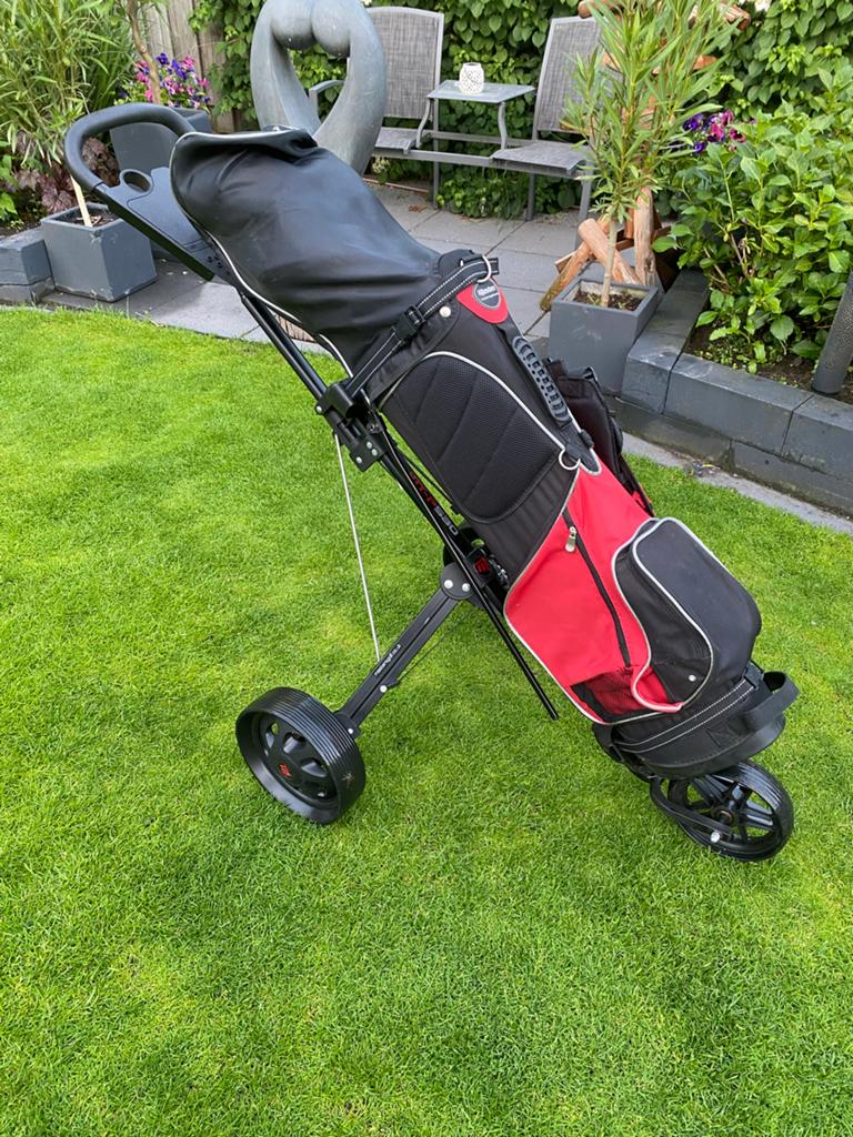 Masters Golfset met tas en trolley - Zo goed als nieuw, Ophalen, Nieuw, Set, Overige merken