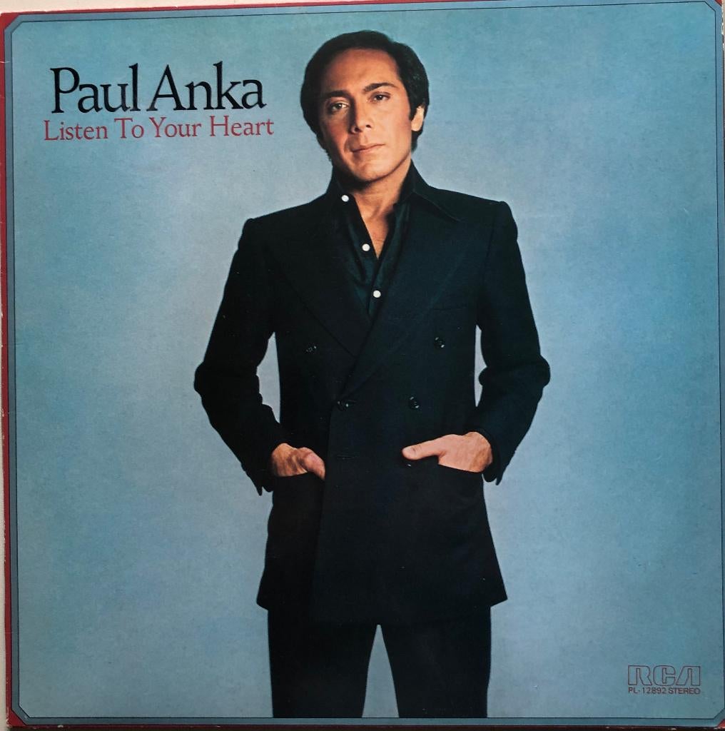 PAUL ANKA LP: LISTEN TO YOUR HEART, Ophalen of Verzenden, Gebruikt, 12 inch