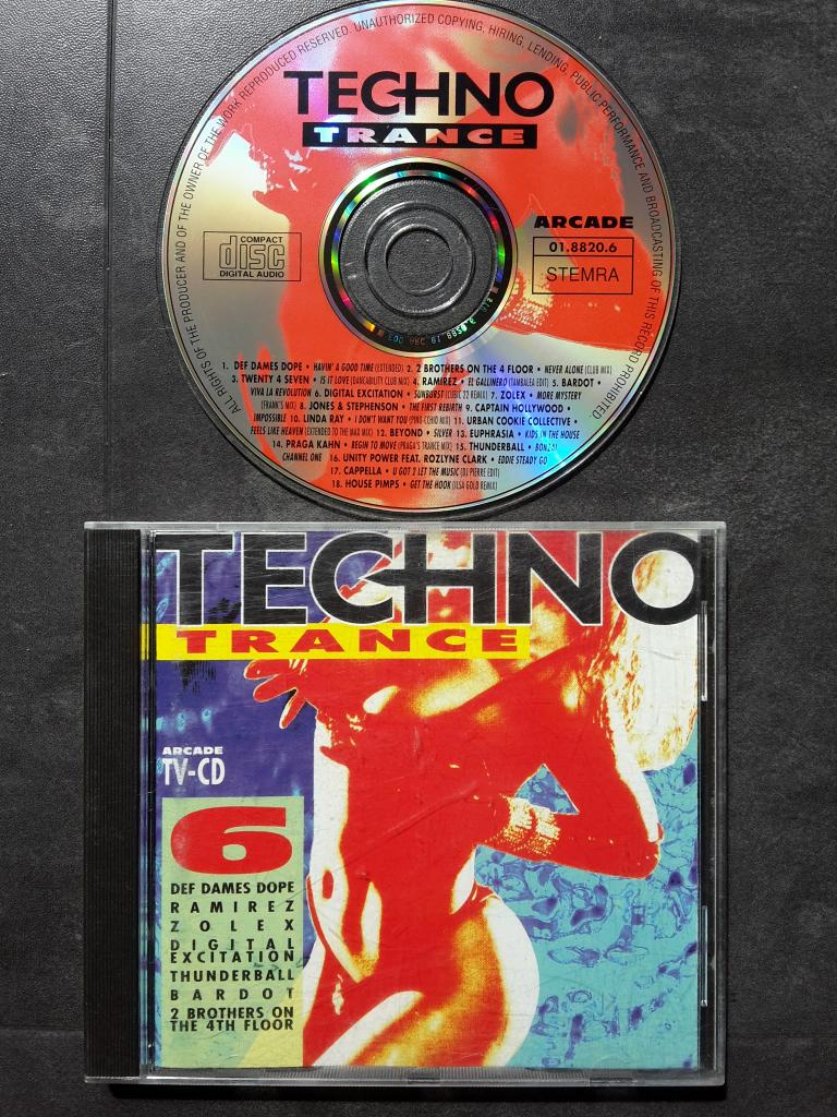 CD - Techno trance 6 - Oldschool house Hardcore, Ophalen of Verzenden, Zo goed als nieuw, Techno of Trance