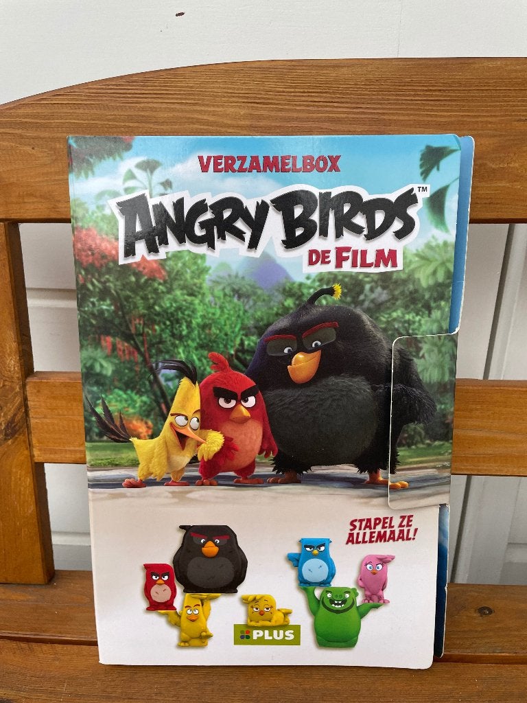 Angry birds poppetjes plus verzamelbox | COMPLEET, Verzamelen, Supermarktacties, Plus, Ophalen of Verzenden