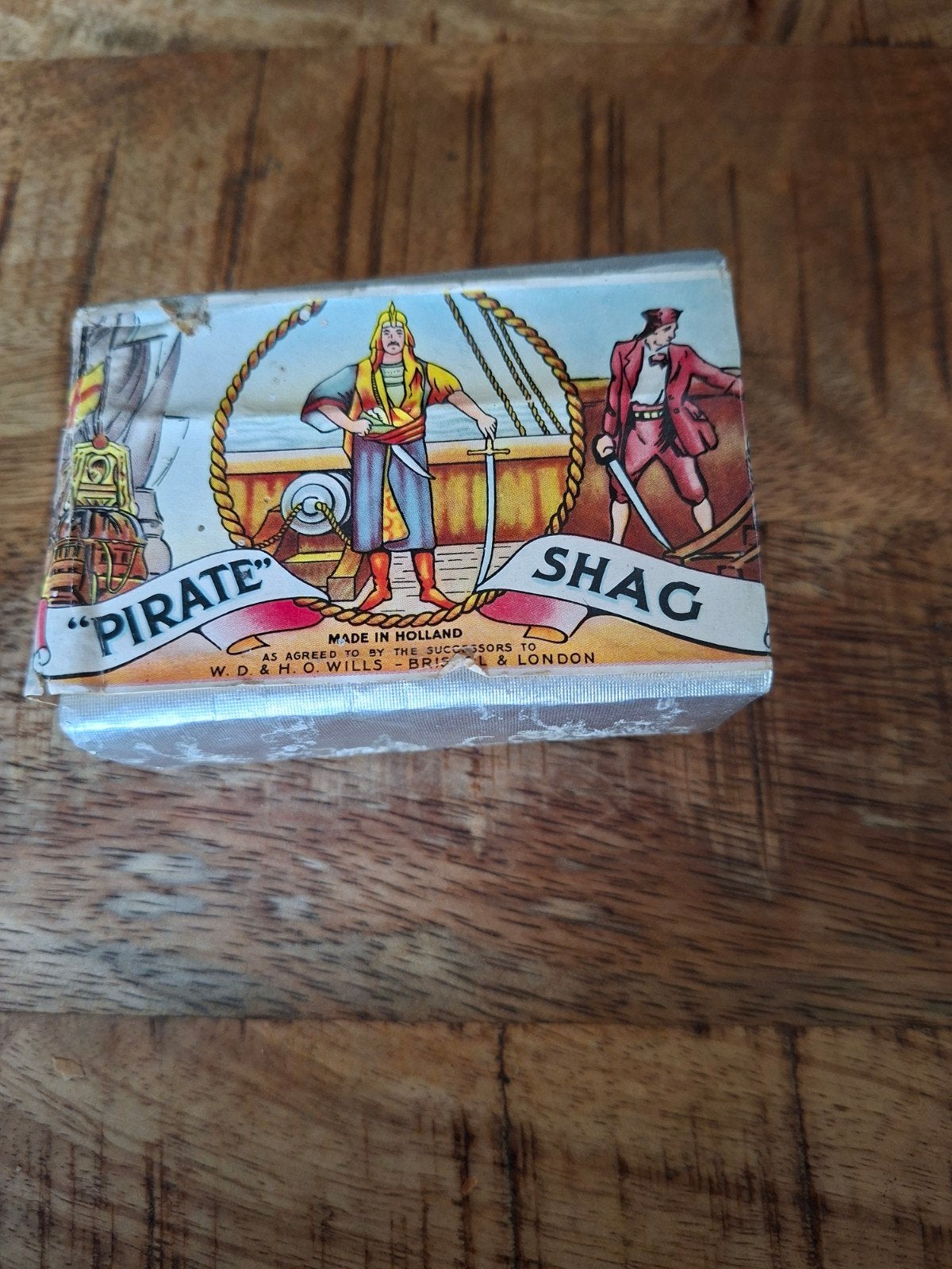 Vintage vol pakje Pirate Shag tabak - niet voor consumptie, Verzamelen, Ophalen of Verzenden