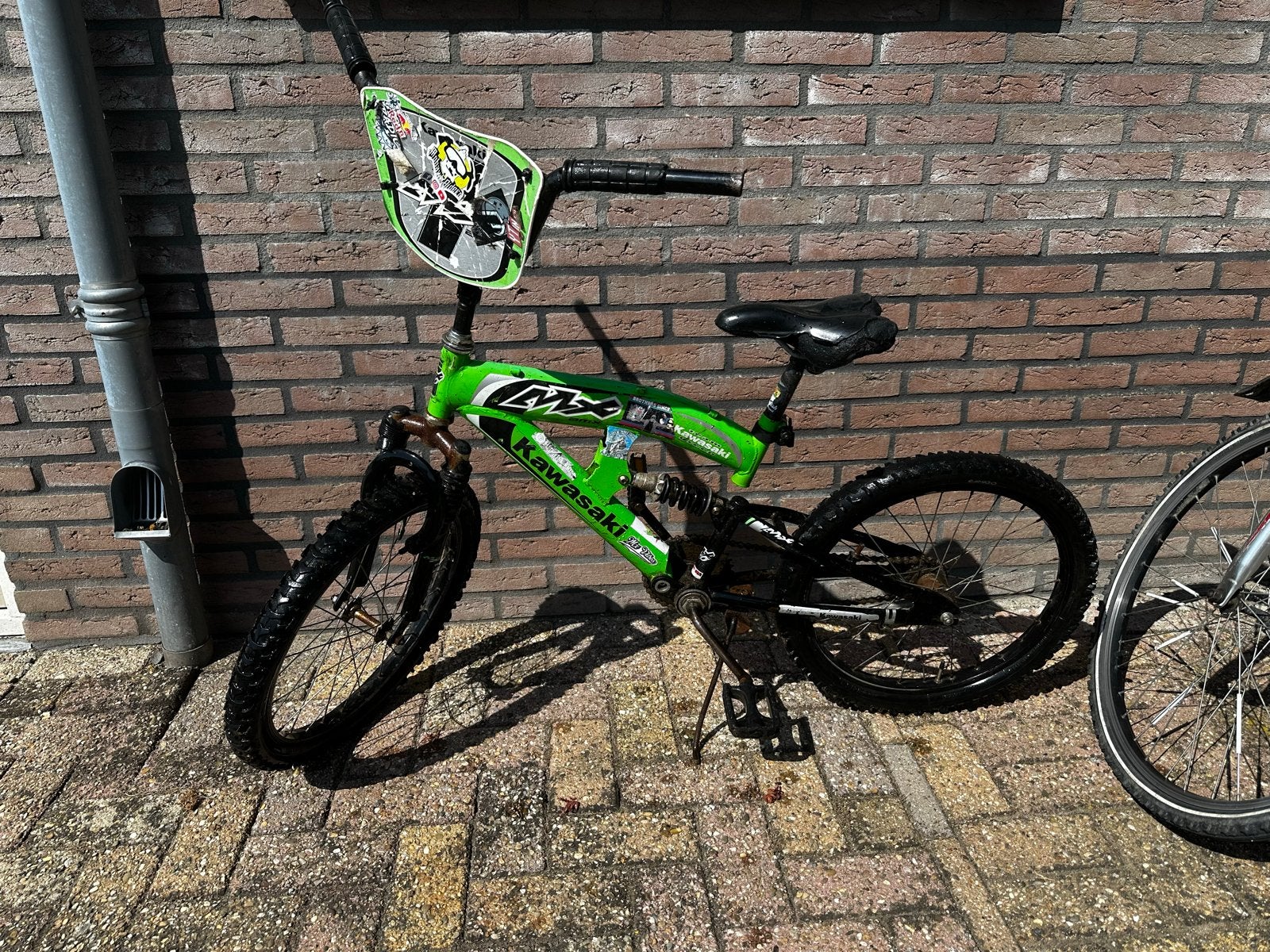 Kawasaki MX200 BMX Fiets crossfietsje, Ophalen, Gebruikt, Staal, Velgrem