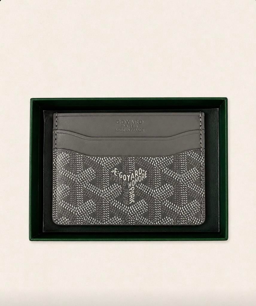 Goyard Saint Sulpice Kaarthouder Grijs, Overige merken, Nieuw, Ophalen of Verzenden, Grijs