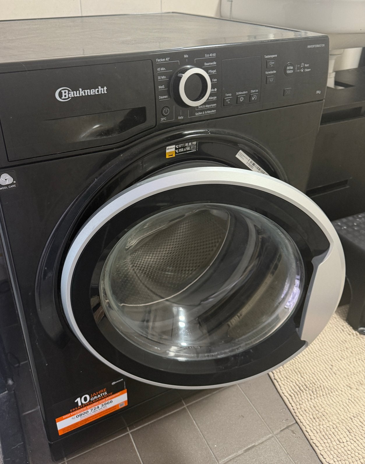 Bauknecht 8kg Wasmachine - Garantie tot maart 2027, Ophalen, 1200 tot 1600 toeren, 8 tot 10 kg, Zo goed als nieuw