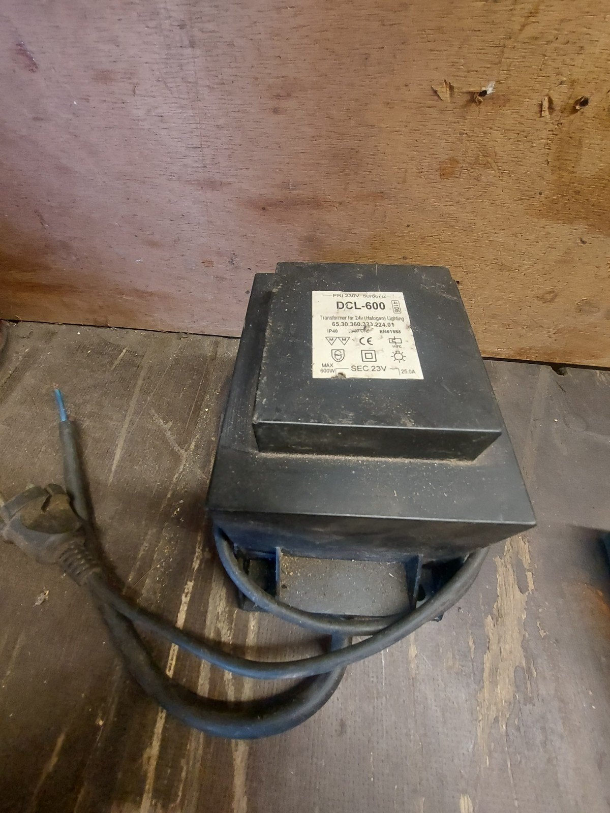 Omvormer 230V-24V IP40, Ophalen, Kunststof, Gebruikt, Overige typen