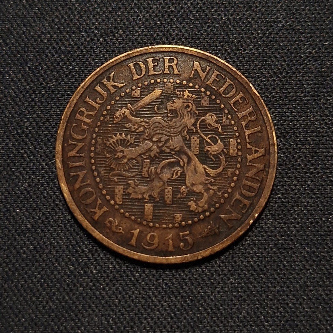 2 1/2 cent 1915, Verzenden, Koningin Wilhelmina, Overige waardes, Losse munt