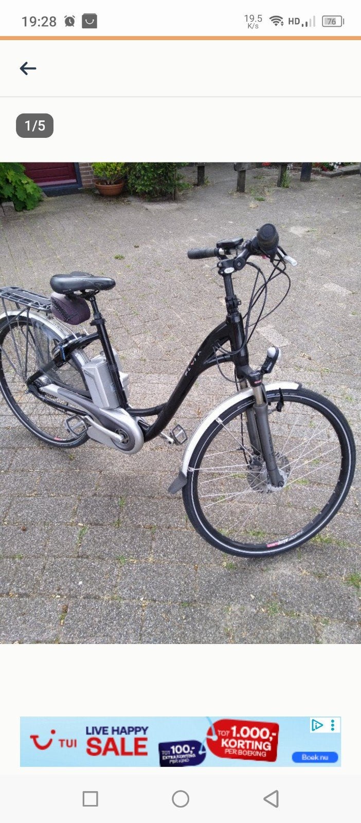 Flyer fiets dames fiets 28".  25kmh, Ophalen, Gebruikt, Overige merken