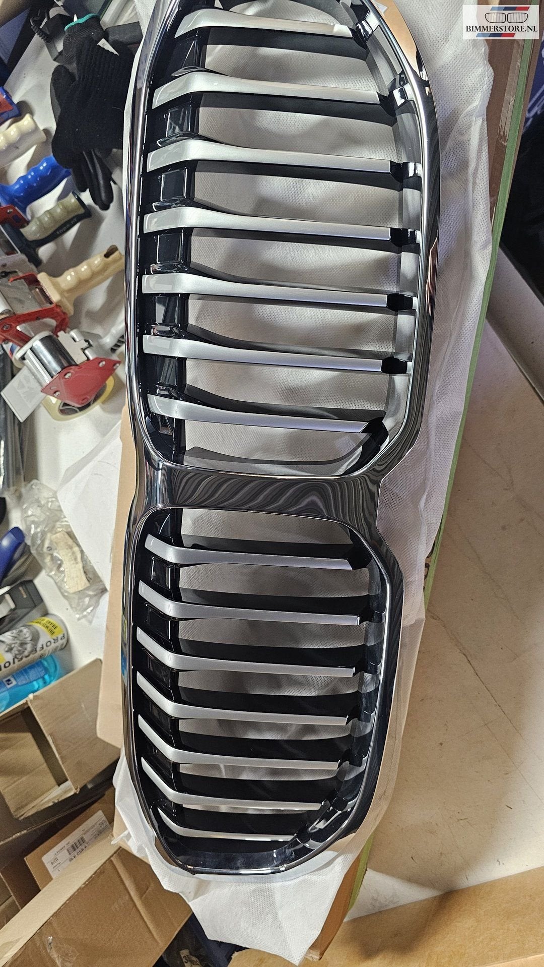 Grille chroom grijs BMW 1 serie F40 51135A39367 5A39367 5113, Auto-onderdelen, Gebruikt, -, Ophalen of Verzenden, -