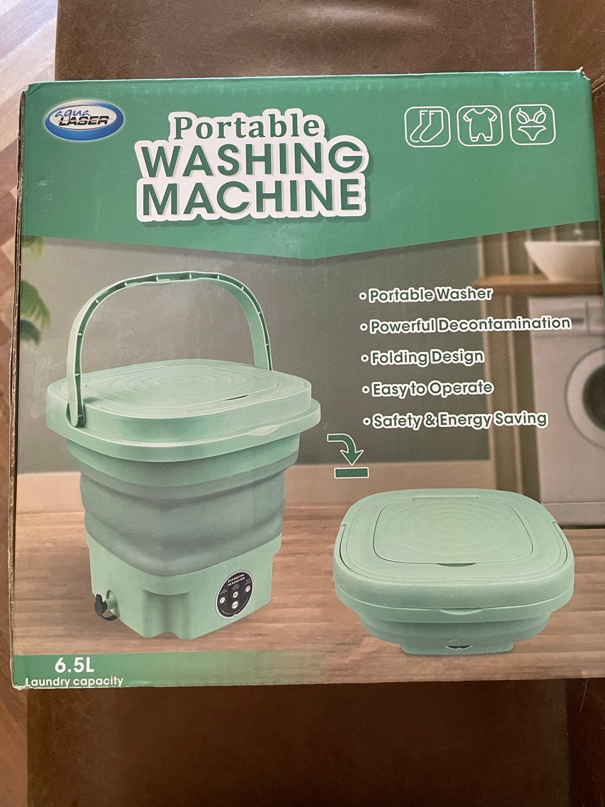 Draagbare opvouwbare wasmachine 6.5L, Ophalen, Nieuw