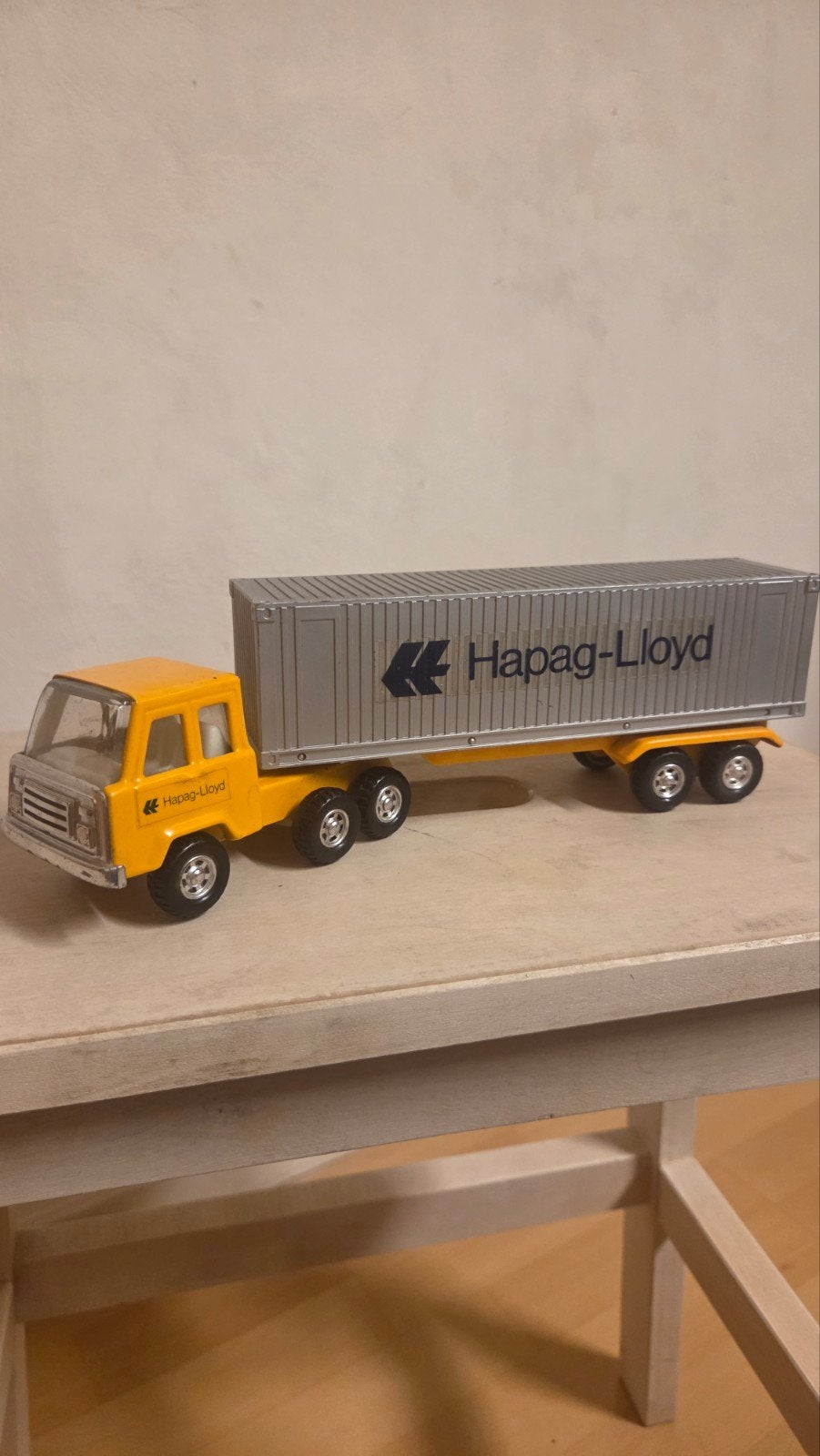 Hapag-Lloyd vrachtwagen met container - Modelauto, Overige merken, Verzenden, 1:32 tot 1:50, Zo goed als nieuw