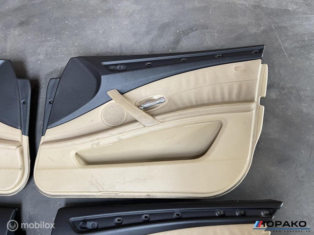 Deurpanelen set beige leder BMW 5 serie E60 E61 LCI, Auto-onderdelen, Gebruikt, Einsteinlaan 5 rijswijk, Bmw, Ophalen of Verzenden