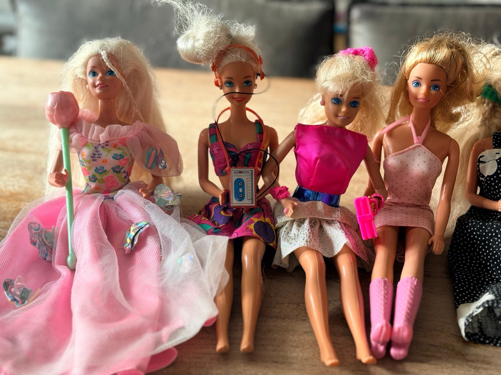 Collectie originele Barbiepoppen met kleding en accessoires, Ophalen of Verzenden, Gebruikt, Barbie