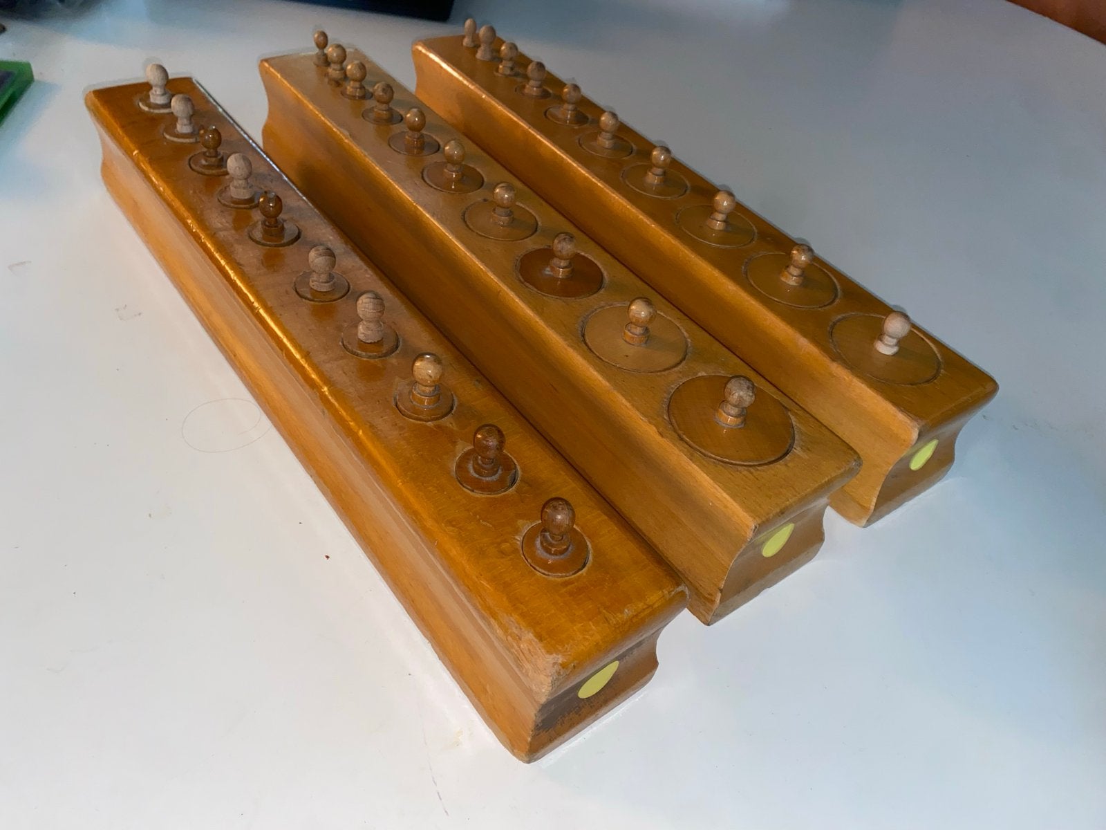 Montessori cilinderblokken - Educatief houten speelgoed, Ophalen of Verzenden