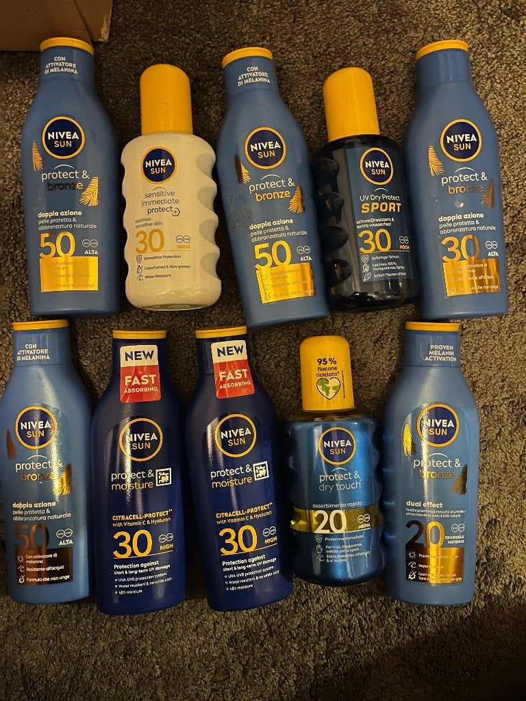 Niveau sun protection 10 flessen, Ophalen of Verzenden, Nieuw, Gehele gezicht