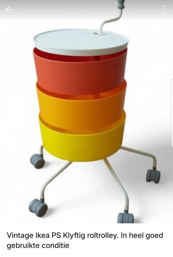Ikea Klyftig vintage roll trolley, Ophalen of Verzenden, Huis en Inrichting