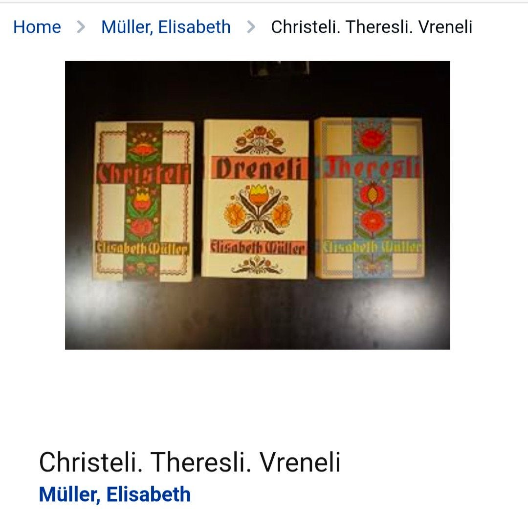 Vreneli, Elisabeth Muller, Ophalen of Verzenden, Gelezen
