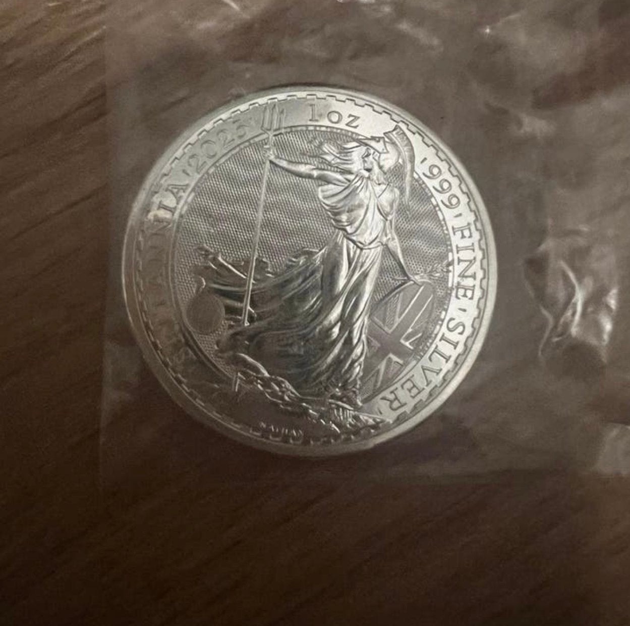 1 once munt zilver 31,1 gram Britannia 2025 1 OZ, Antiek en Kunst, Ophalen of Verzenden, Zilver