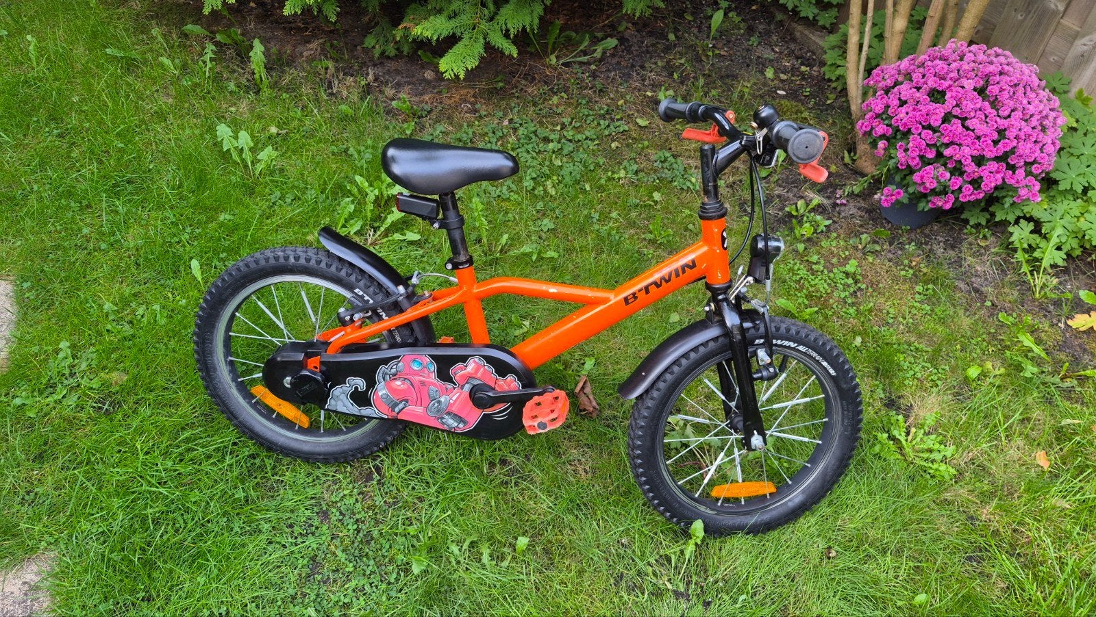 B'Twin Robot 500 Kinderfiets 16 inch, Ophalen, Velgrem, B'Twin, 16 tot 20 inch