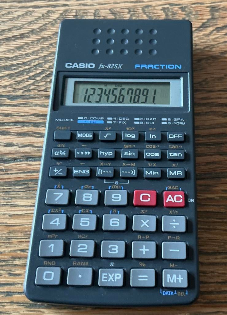 Casio fx82sx  wetenschappelijke grafische rekenmachine, Ophalen of Verzenden, Grafische rekenmachine, Gebruikt
