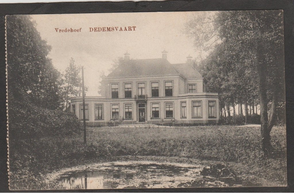 dedemsvaart  villa vredehoef, Verzamelen, Verzenden, Voor 1920, Gelopen, Overijssel