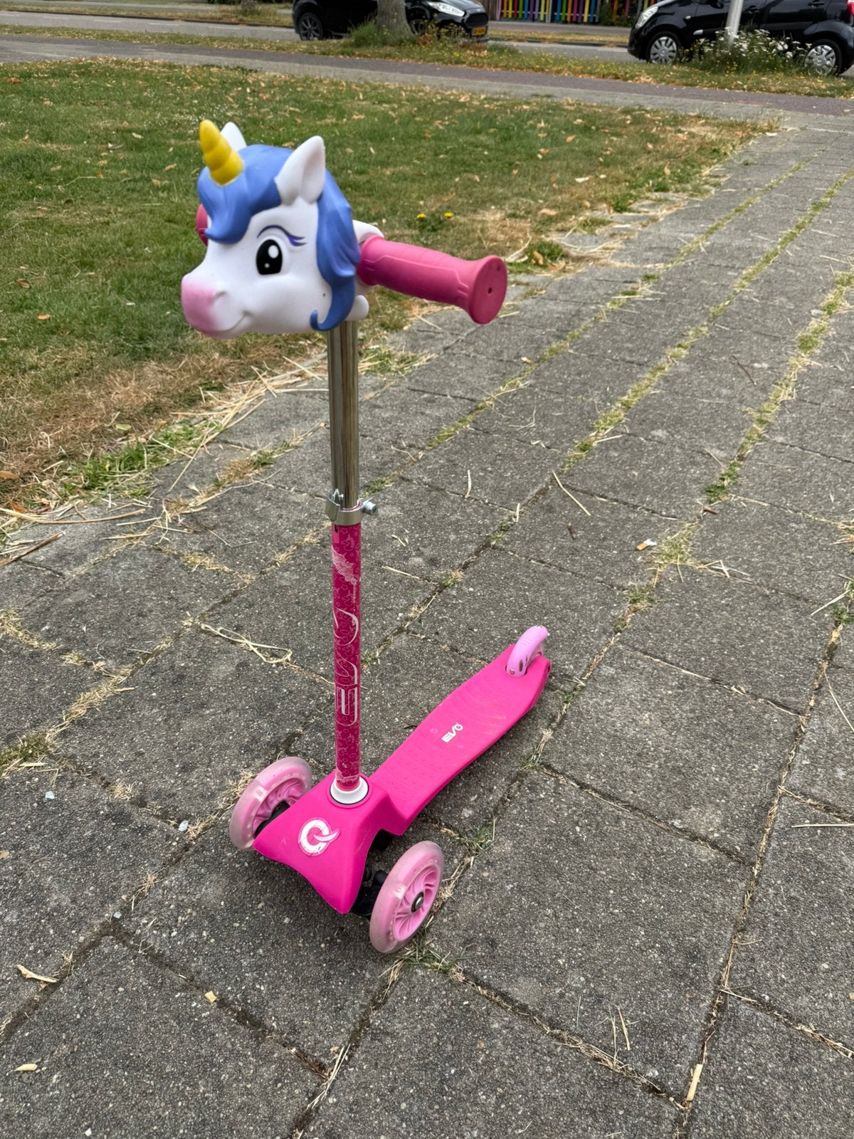 Unicorn step, Ophalen, Zo goed als nieuw, Gewone step