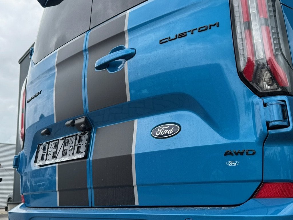 Ford Transit Custom 320 2.0 TDCI L1H1 Sport DC AWD 170pk | E, Automaat, Gebruikt, Zwart, Blauw