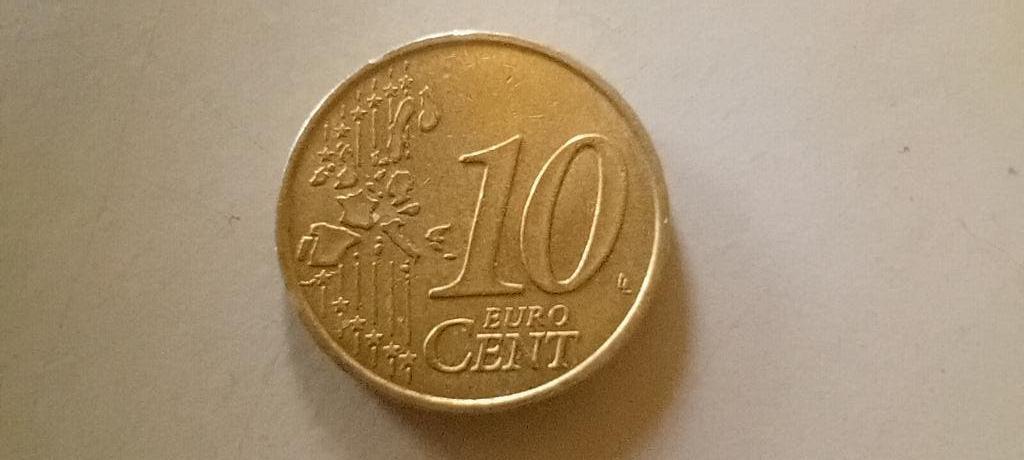 10 Eurocent Frankrijk - 1999, Postzegels en Munten, Munten | Europa | Euromunten, Ophalen, Frankrijk, 10 cent, Losse munt