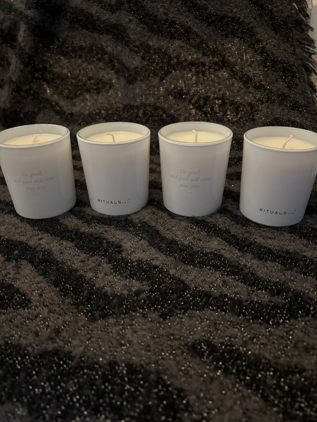 Rituals Karma, Kaarsen, NIEUW!, Wit, Nieuw, Ophalen of Verzenden, Glas