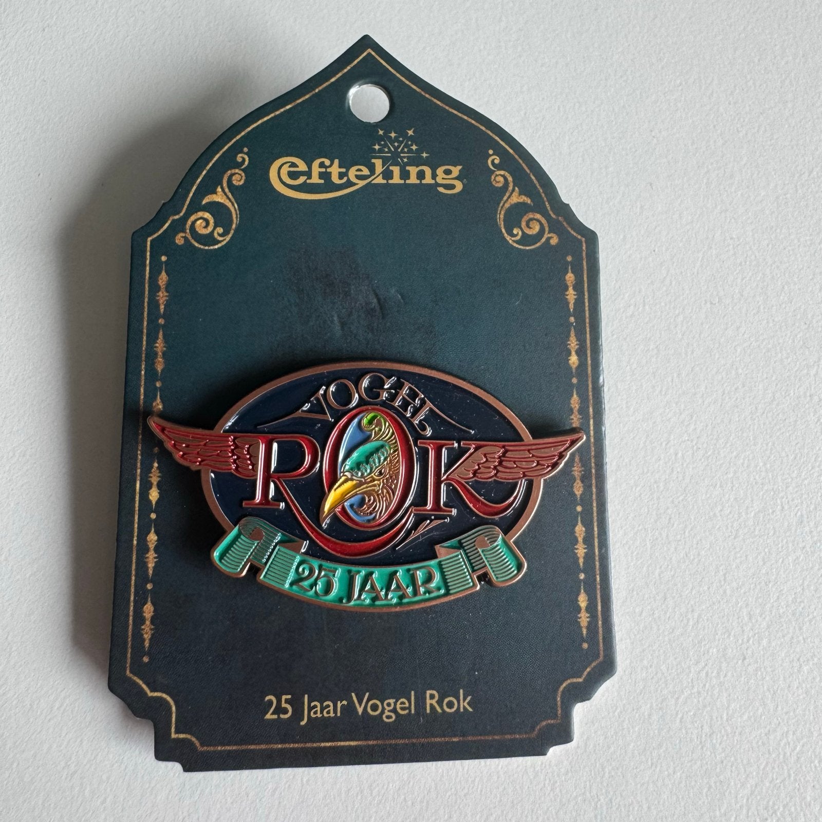 Efteling pin - Vogel Rok 25 jaar - EPP462, Verzenden, Nieuw, Button of Speldje