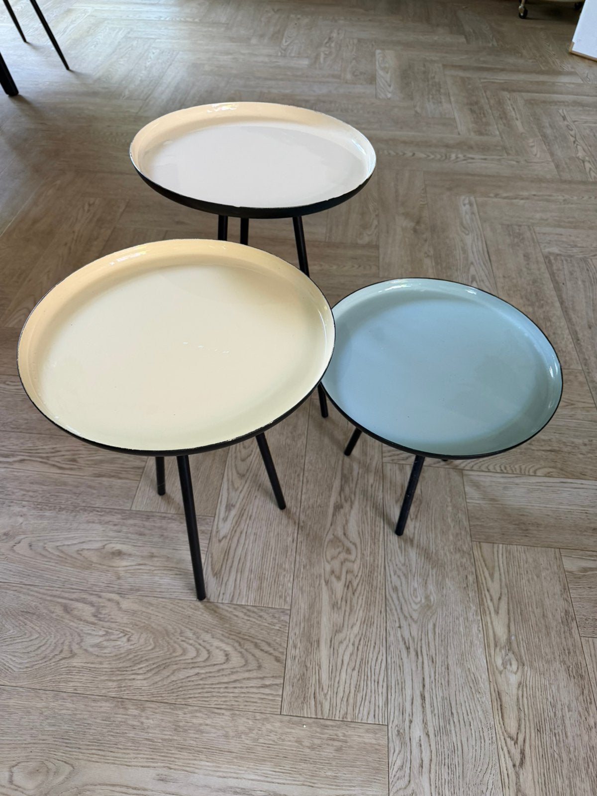 Zuiver 3 tafeltjes te koop, gebruikt, €40, Ophalen, Minder dan 45 cm, Minder dan 55 cm, Gebruikt
