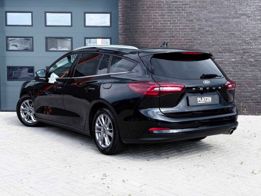 Ford Focus Wagon 1.0 EcoBoost Hybrid Titanium|Gr.scherm|Came, Auto's, Ford, Gebruikt, Zwart, Origineel Nederlands, Handgeschakeld