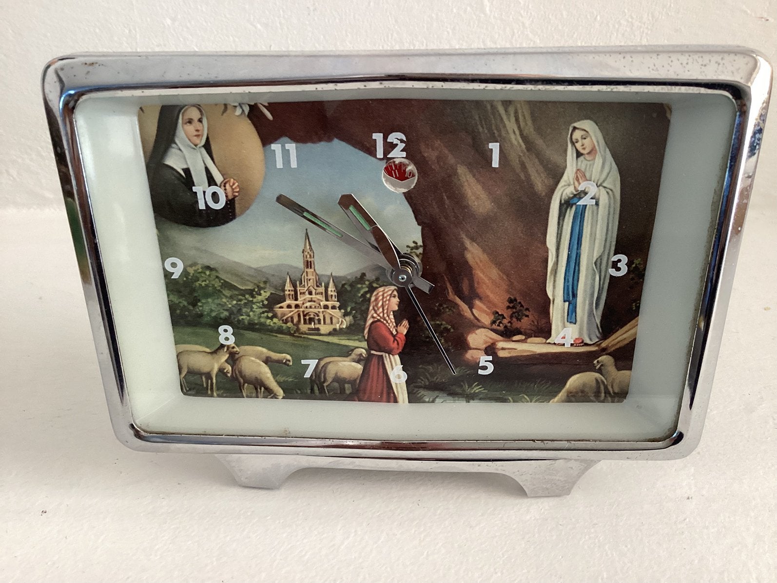 Oude religieuze klok, Antiek en Kunst, Ophalen of Verzenden