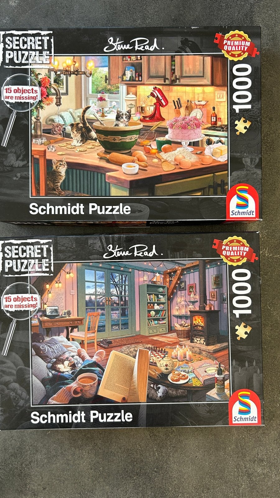 Schmidt Secret Puzzle - 1000 stukjes - Premium Kwaliteit, Ophalen, 500 t/m 1500 stukjes, Gebruikt