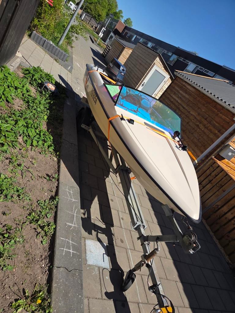 Fletcher arrowflyte, Watersport en Boten, Ophalen, Minder dan 70 pk, 3 tot 6 meter, Buitenboordmotor