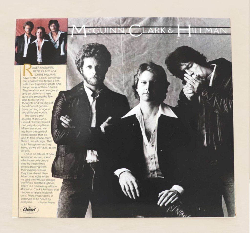 LP  Roger McGuinn, Clark & Hillman (1979) – NL Persing, LP, Ophalen of Verzenden, Zo goed als nieuw, 12 inch